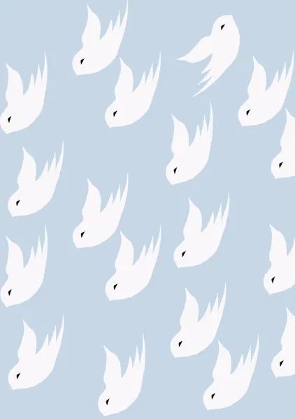 Peaceful Doves Pastel Blue - DOXOLOGY
