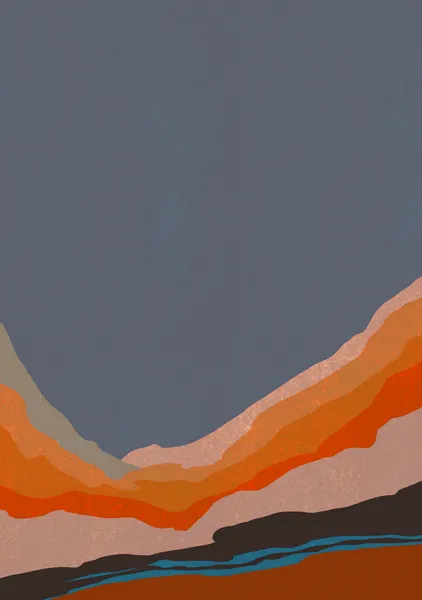 Indigo Dusk over the Saffron Oasis - DOXOLOGY