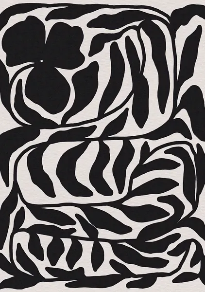 Matisse Style Black and White Botanical - DOXOLOGY