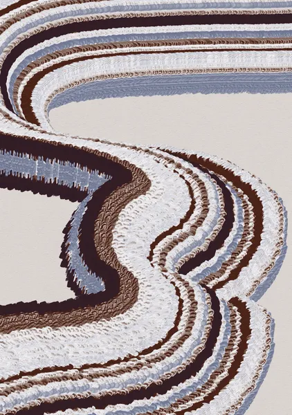 Monochromatic Lilac & Dark Brown Textured Waves - DOXOLOGY