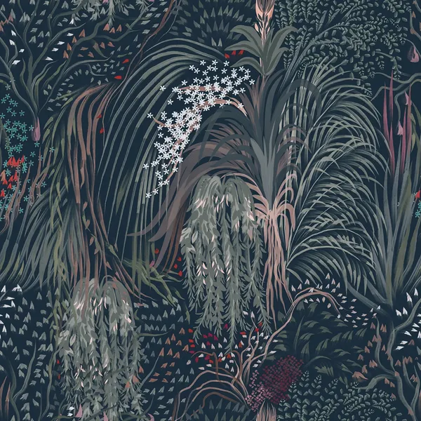 Moody Enchanted Jungle Botanical Secret Garden - DOXOLOGY