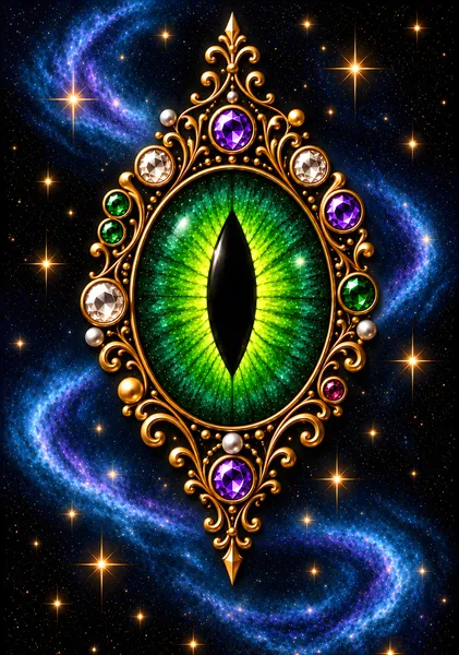 翡翠の魔眼　Jade Mystic Eye - CYRURU ART
