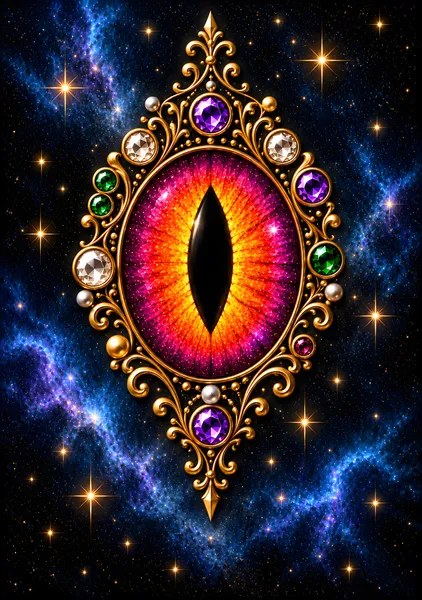 紅蓮の魔眼　 Crimson Mystic Eye - CYRURU ART