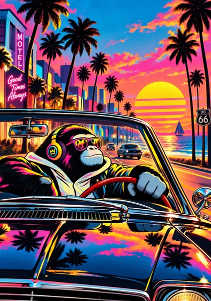 URBANAPE｜Neon Drive - shigeru