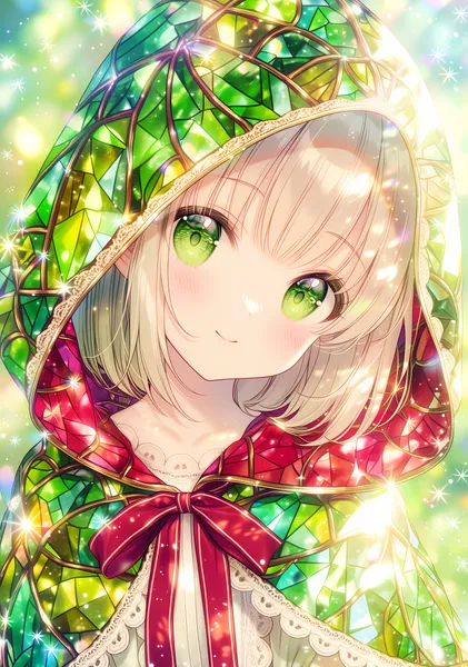 Emerald Maiden #19 -かすかにひらく唇- - clara_彩光の礼拝堂_祈りの聖女たち