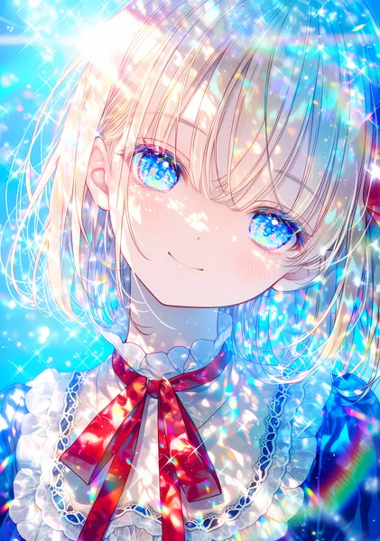 Azure Maiden #04 -碧の願い- - clara_彩光の礼拝堂_祈りの聖女たち