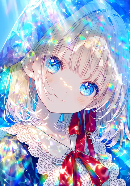 Azure Maiden #07 -蒼い煌めき- - clara_彩光の礼拝堂_祈りの聖女たち