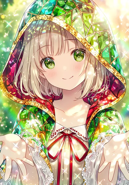 Emerald Maiden #23 -そっと開いた掌- - clara_彩光の礼拝堂_祈りの聖女たち