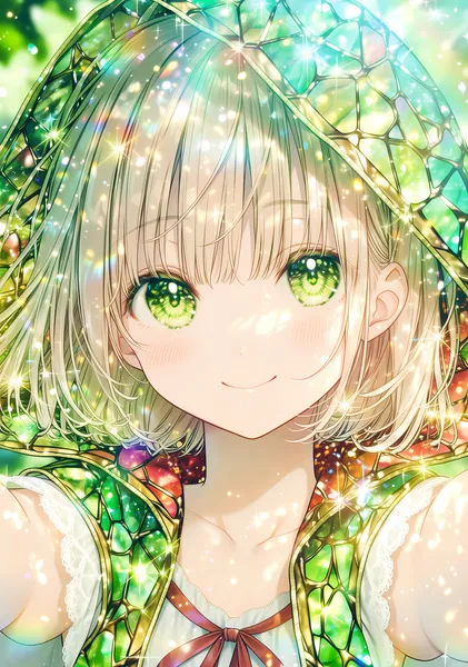 Emerald Maiden #24 -光の中へ、おいで- - clara_彩光の礼拝堂_祈りの聖女たち