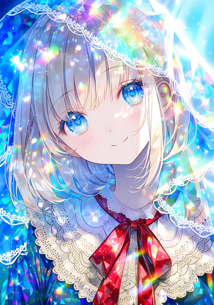Azure Maiden #05 -静かな眼差し- - clara_彩光の礼拝堂_祈りの聖女たち