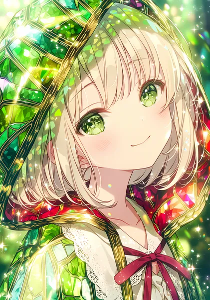 Emerald Maiden #18 -そっと寄り添う視線- - clara_彩光の礼拝堂_祈りの聖女たち