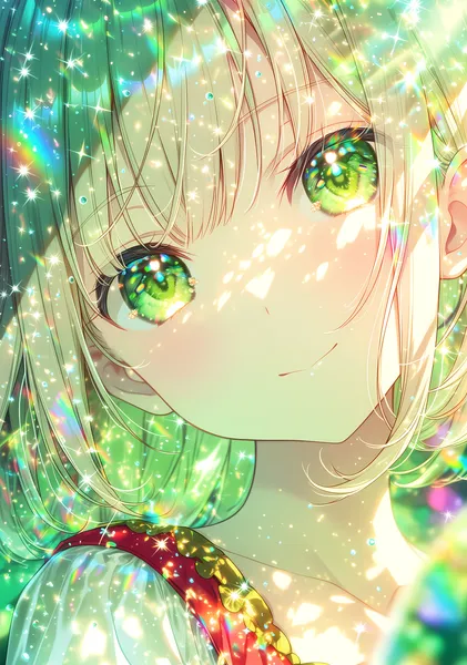 Emerald Maiden #14 -瞳に触れる花びら- - clara_彩光の礼拝堂_祈りの聖女たち