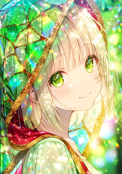 Emerald Maiden #05 -ステンドグラスの祈り- - clara_彩光の礼拝堂_祈りの聖女たち