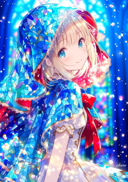 Azure Maiden #01 -碧色の聖女- - clara_彩光の礼拝堂_祈りの聖女たち