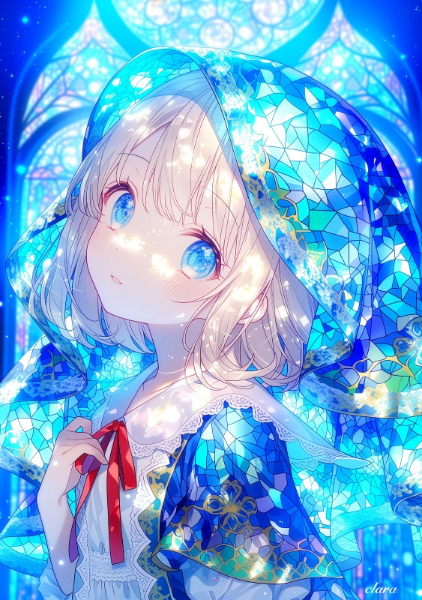Azure Maiden #03 -光の導き- - clara_彩光の礼拝堂_祈りの聖女たち