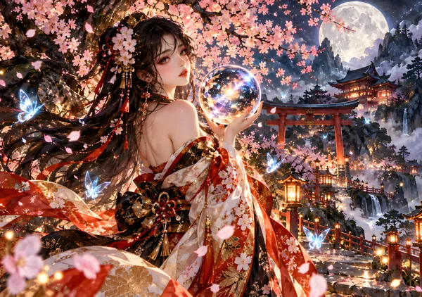 Spellbound Sakura – Japanese Moonlight Magic - konkapo00