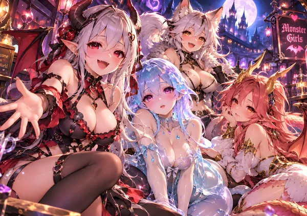 Cute & Sexy Anime Monster Girls - konkapo00