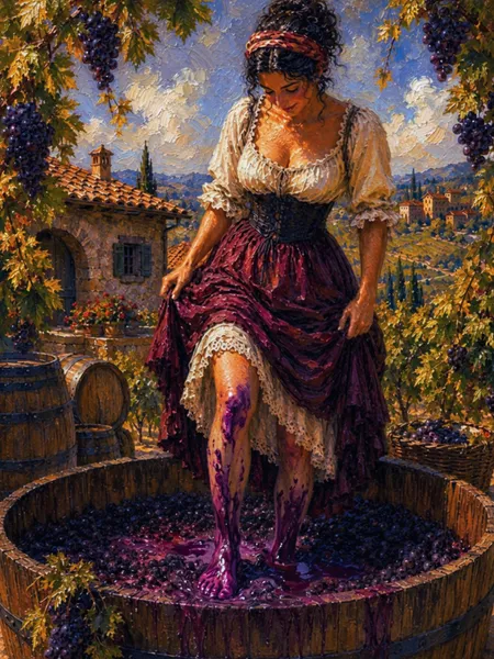 The Grape Harvest — A Timeless Tradition - Yuri Morino