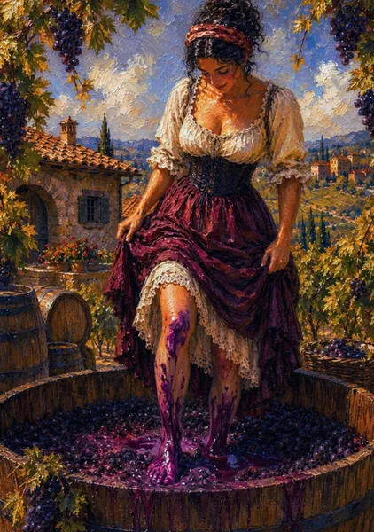 The Grape Harvest — A Timeless Tradition - Yuri Morino