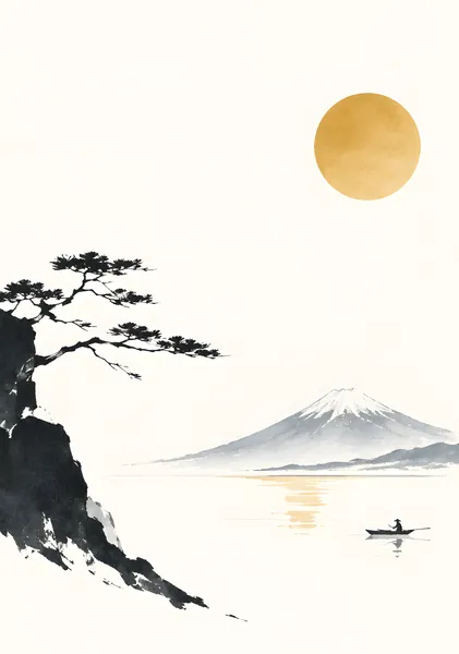 Summer Stillness — Mount Fuji  夏凪 — 富士山 - ekomaru