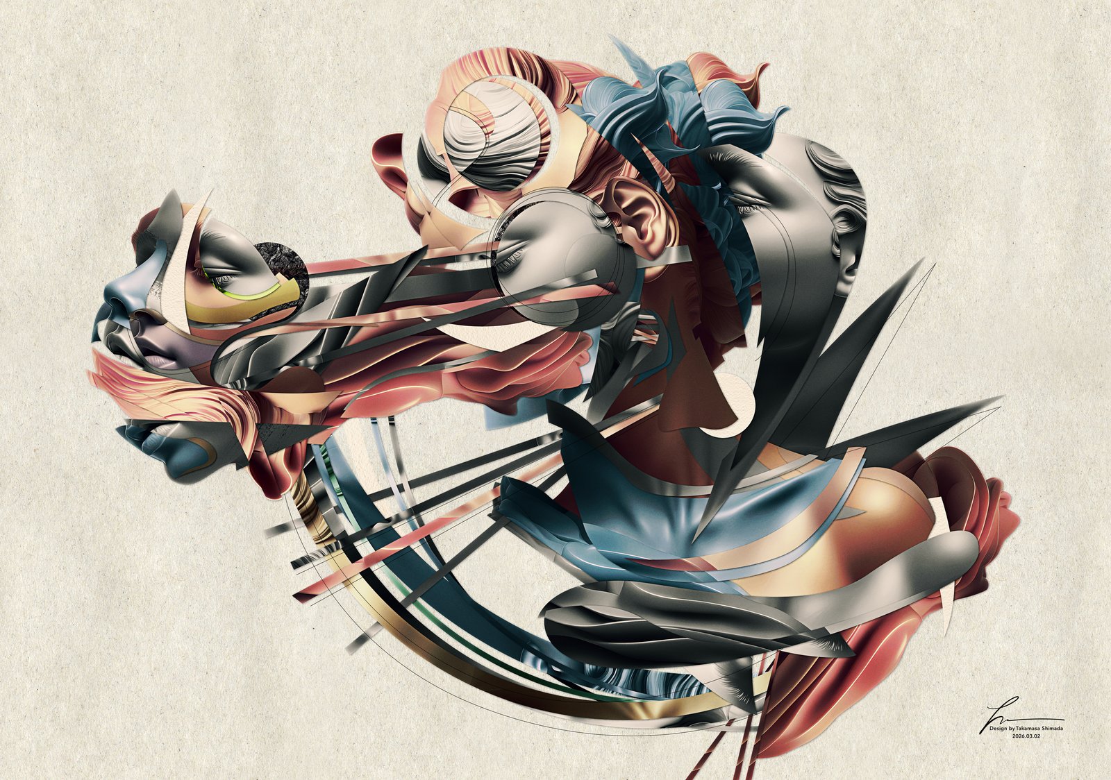 ONE object Collage #07 - Takamasa Shimada｜PosterCircus