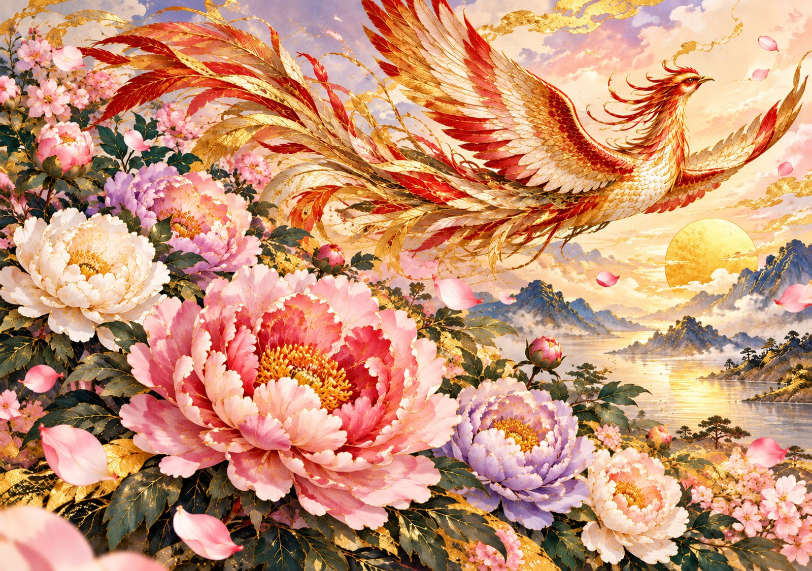 鳳凰舞う百花の楽園（ほうおうまうひゃっかのらくえん） — Phoenix