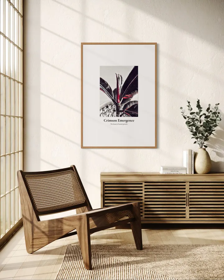 Crimson Emergence （Typography Edition） - Yoin Studio