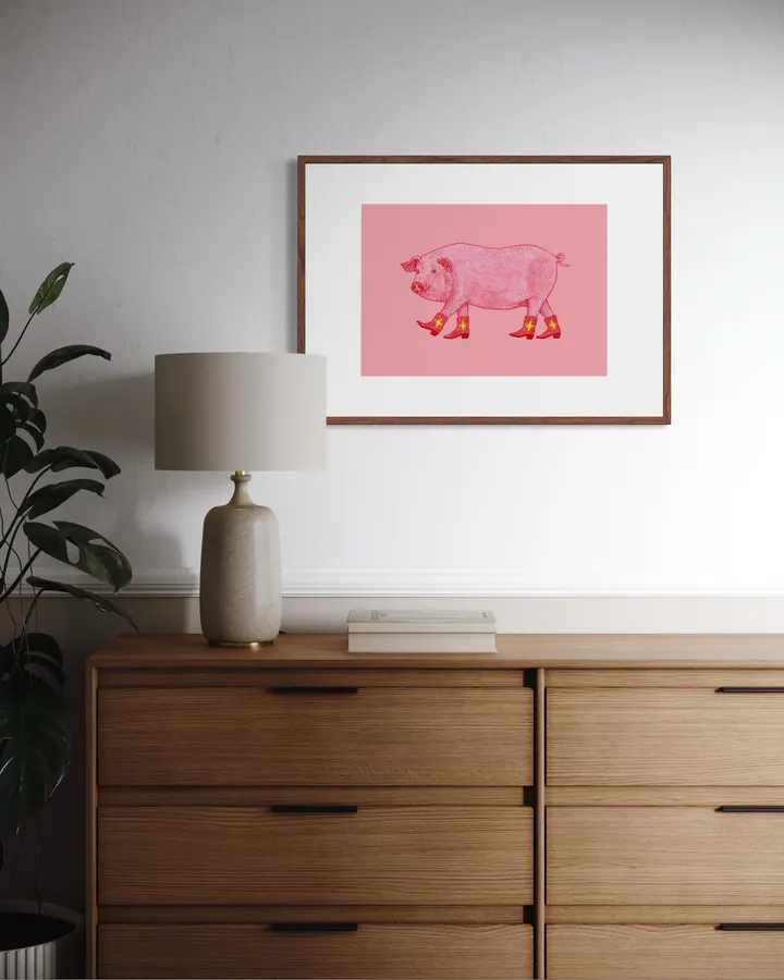 Marjorie The Cowgirl Pig