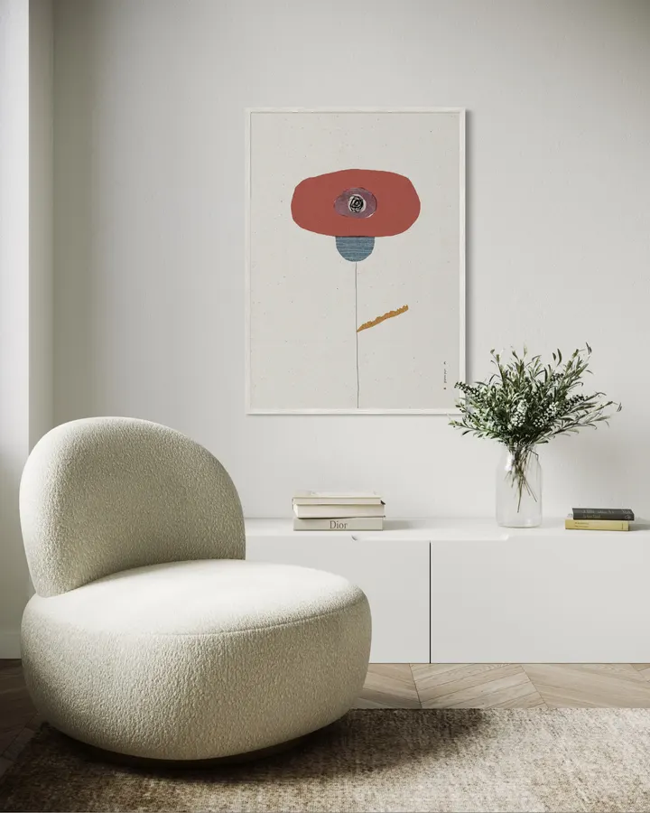 Paper flowers - Red - Gianni Puri