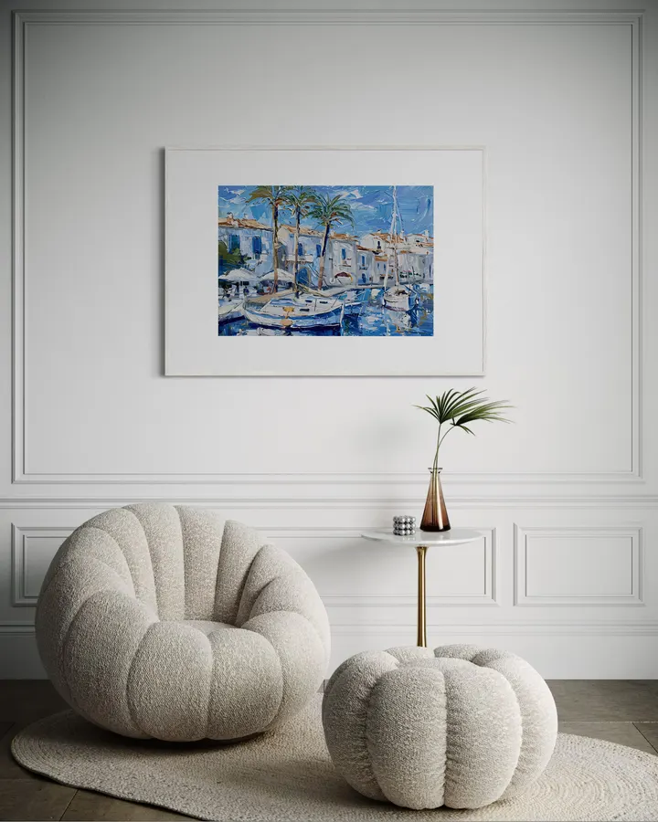 Boats In The Harbor - Elena Avanesova