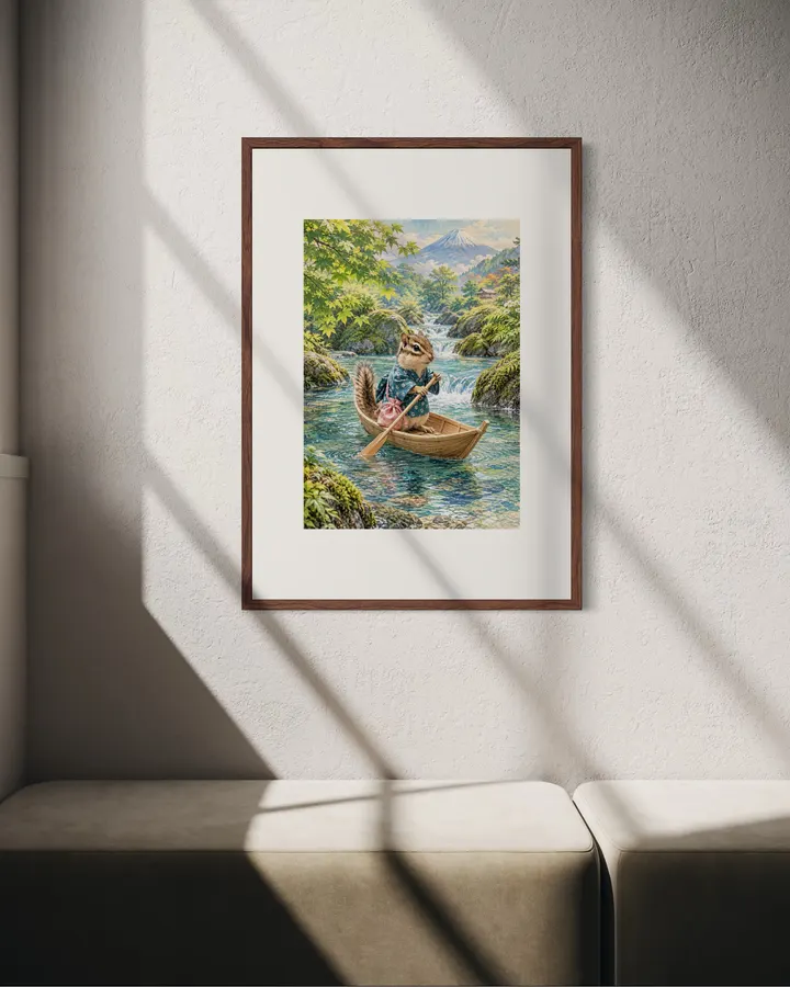 シマリスの川下り The Chipmunk's River Cruise