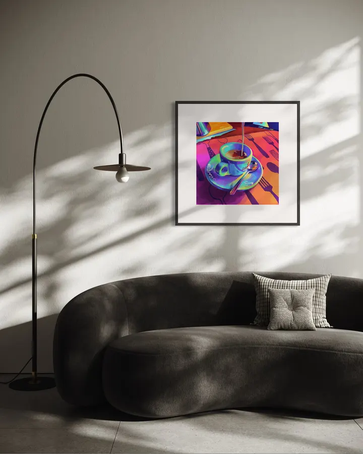 Rainbow coffee and cream - Victoria Georgieva