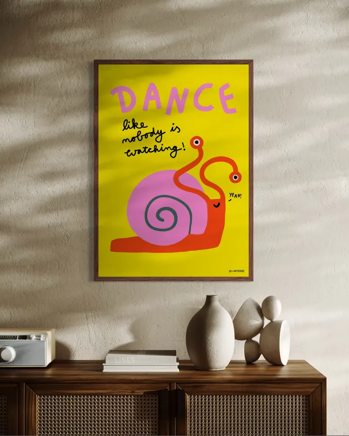 Cute Dancing Snail – Dance Like Nobody Is Watching - Au Contraire