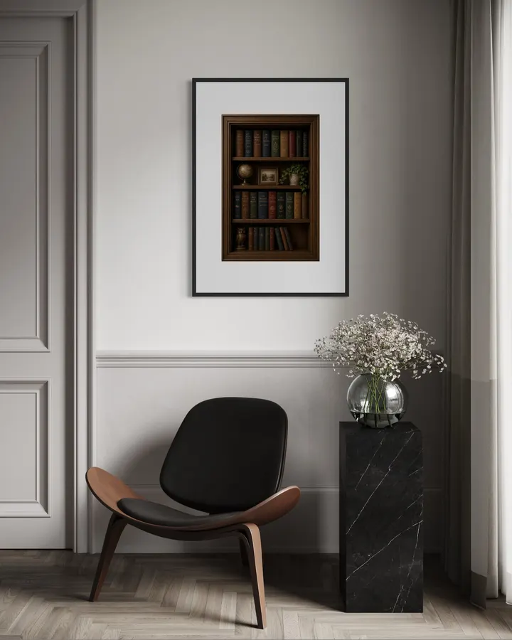 Trick Art - The Bookshelf - Guts
