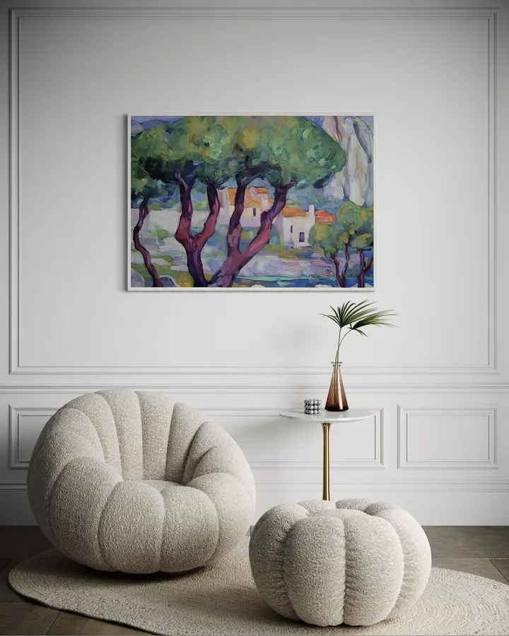 Cypress Trees In the Mountains - Elena Avanesova