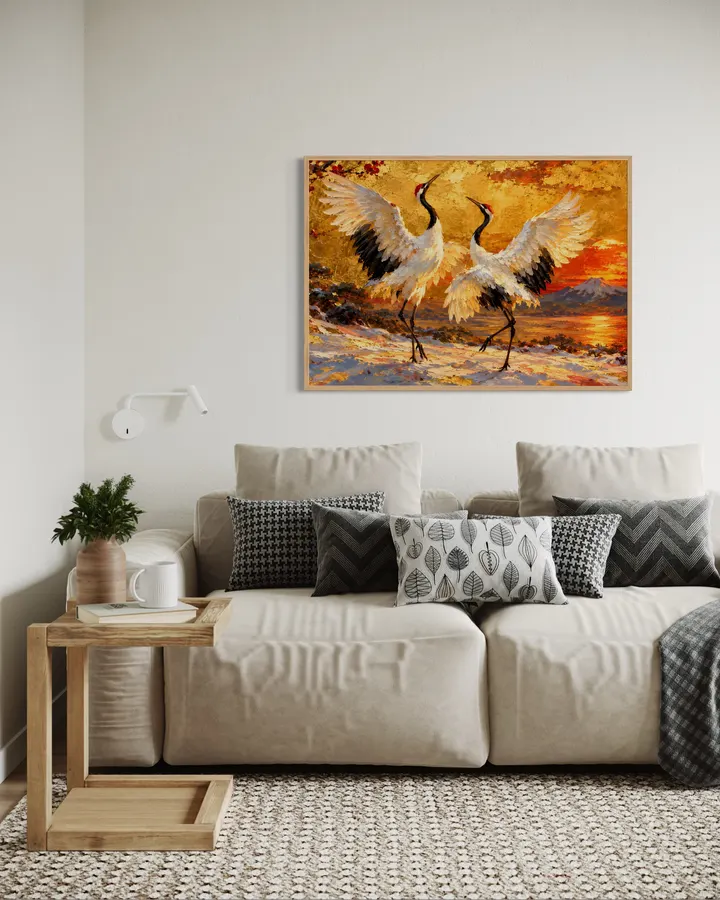 Dance of Fortune: Golden Cranes - HIRUHA