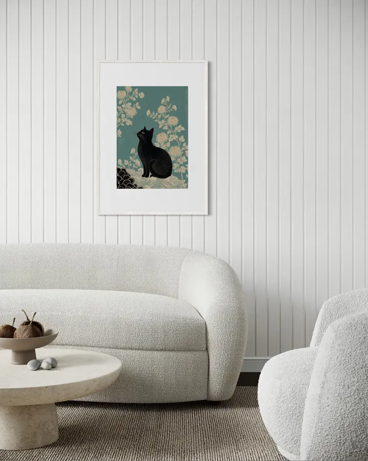 菊 ─ 猫と季節の花 I / Chrysanthemum ─ Cat and the Flowers of the Seasons I - 玄猫堂