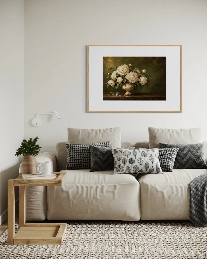 白牡丹の静かな調べ ーA Quiet Symphony of White Peonies