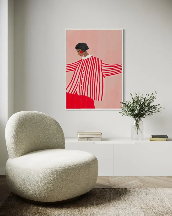 The Woman with the Red Skirt - Bea Muller