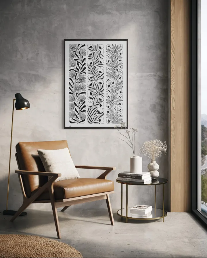 Botanic Columns - Nicola Ninness Art
