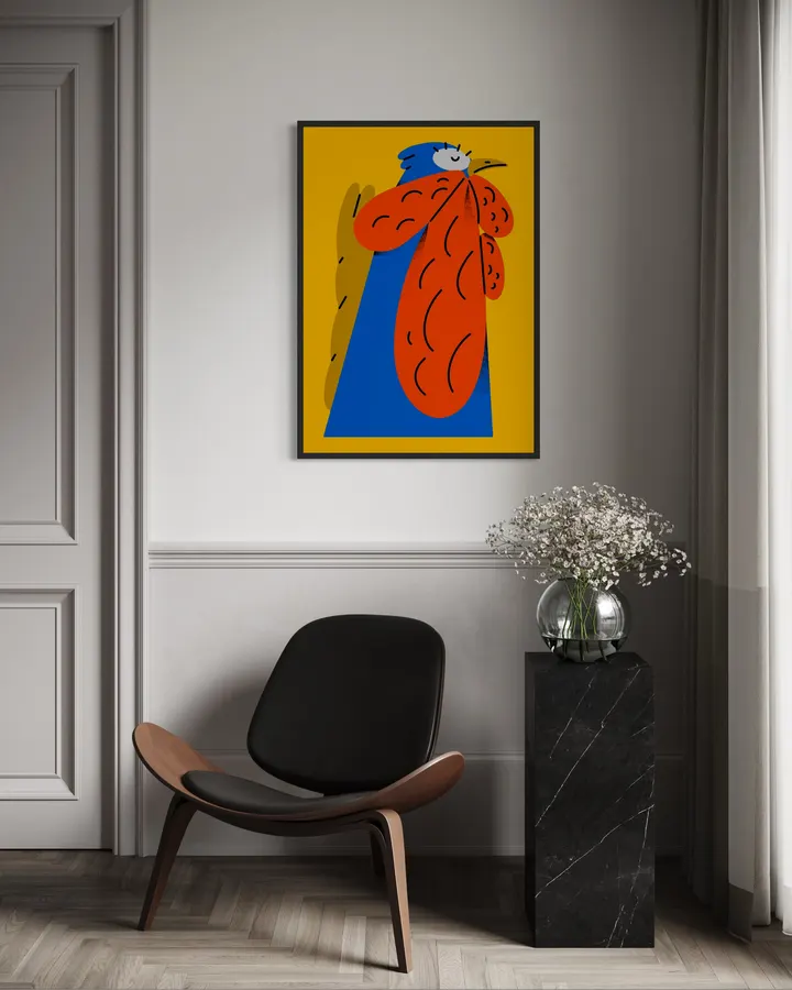 Yellow rooster - Pablo Ferreira