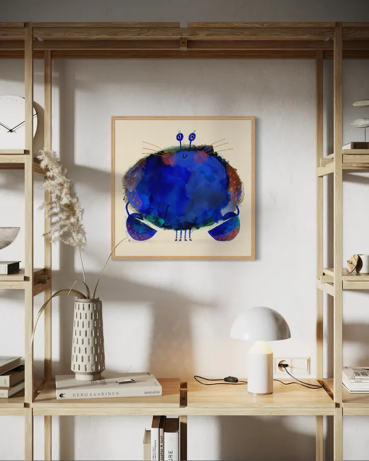 Happy Blue Crab - Anna Süßbauer
