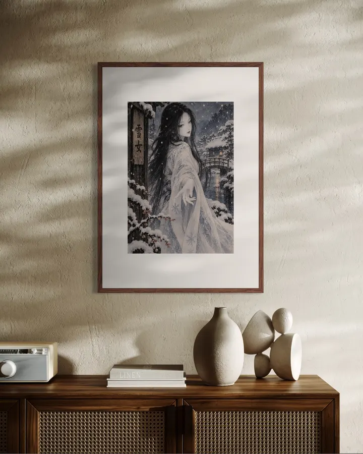 Yuki-onna — Japanese Yokai Art