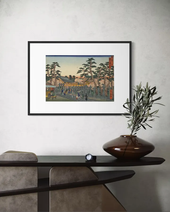 Historic Kyoto Wall Art — Kitano Tenmangu | Japanese Giclée Print