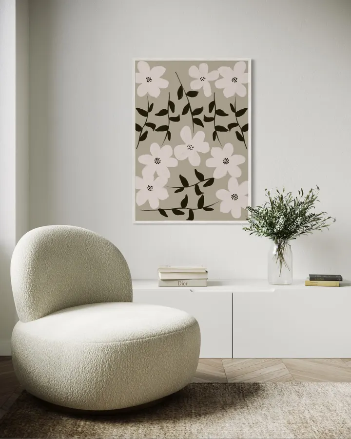 White Blooms in Sage - DOXOLOGY