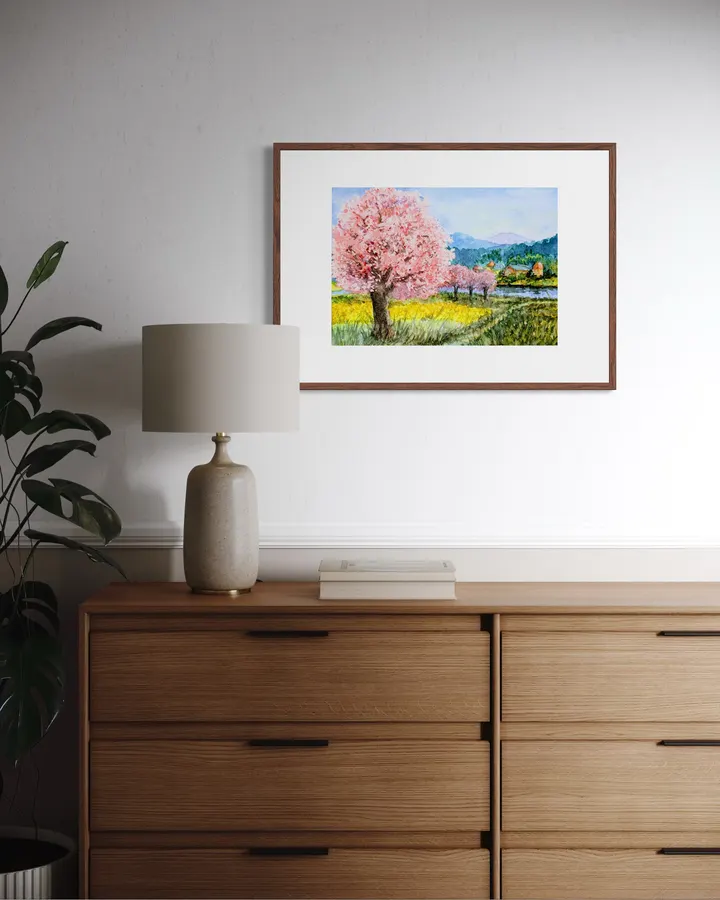 ふる里の山桜 - kiyohiro Hasegawa