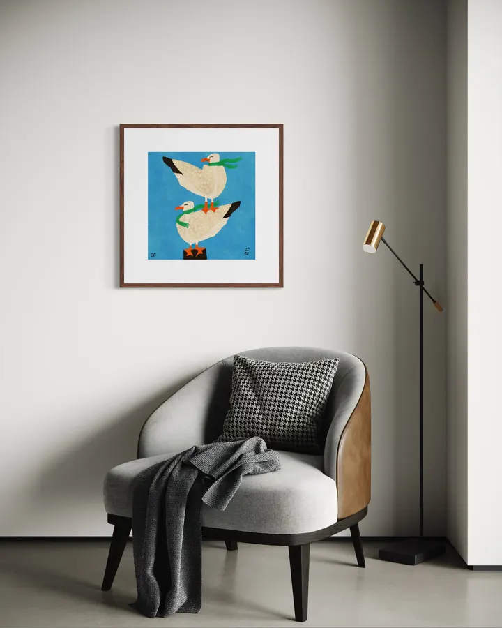 Seagull Couple - Enikő Eged