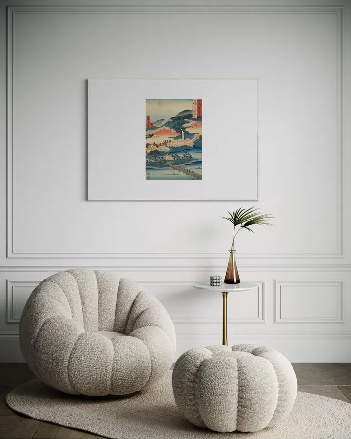 Japanese Wall Art Print - Togetsukyo Bridge - VIEWFIND