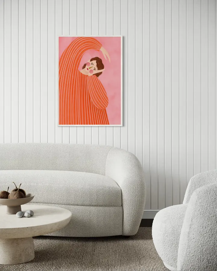The Woman with the Orange Dress - Bea Muller