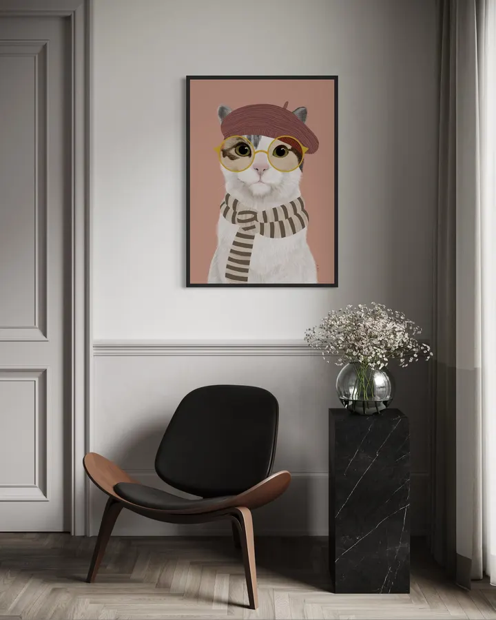 Cat with a beret - El buen limon